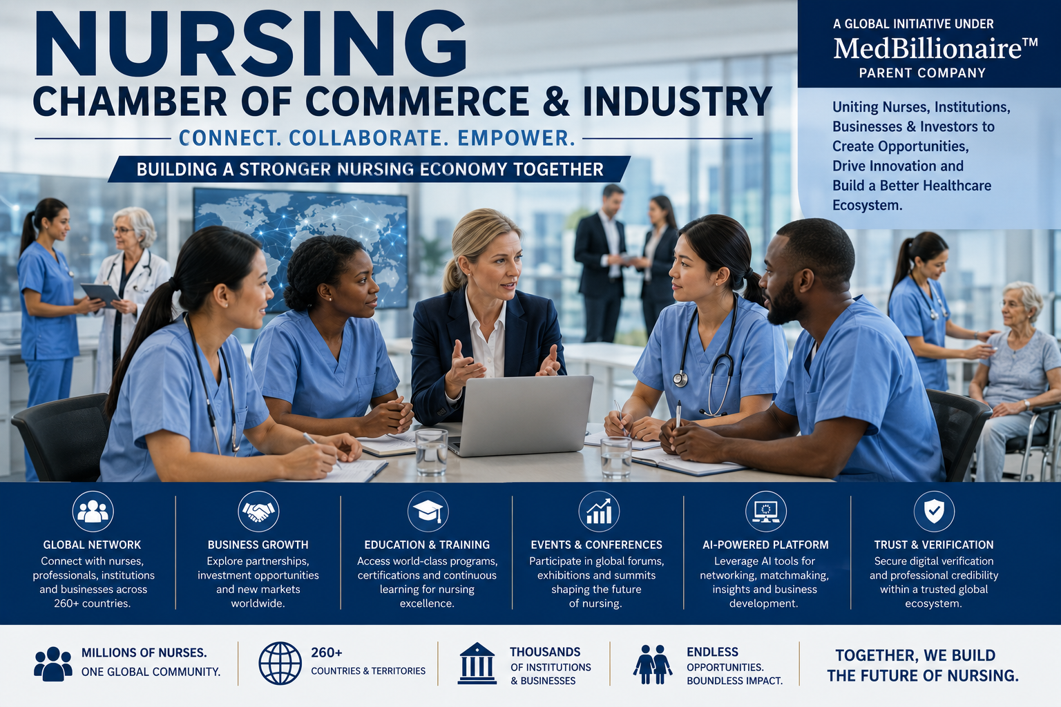 Nursing Chamber of Commerce & Industry, Building a Global Commercial Network for the Nursing Economy